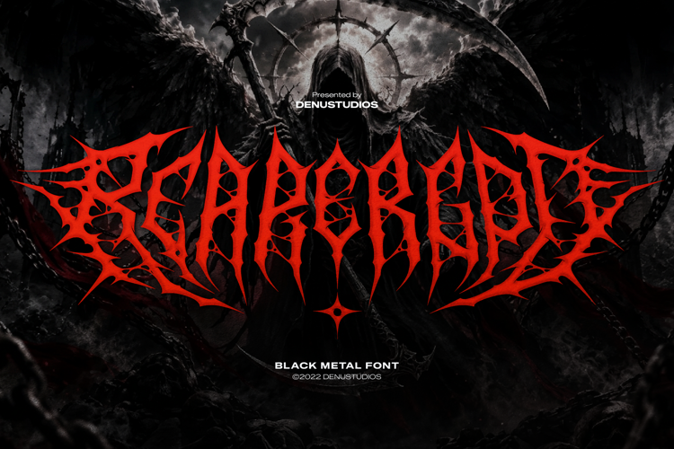 Preview of Reapergod Font