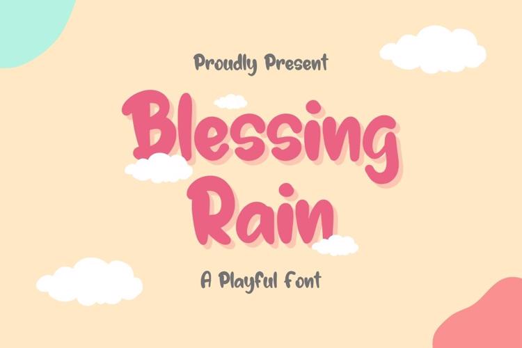 Blessing Rain Font
