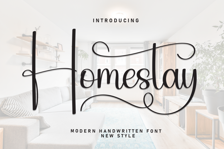 Preview of Homestay Font