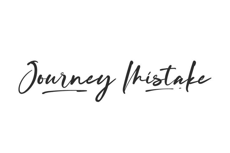 Journey Mistake Font