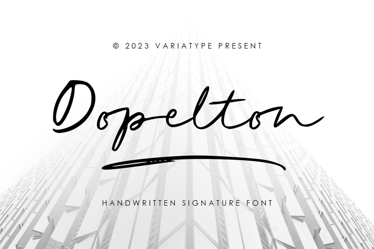 Dopelton Font