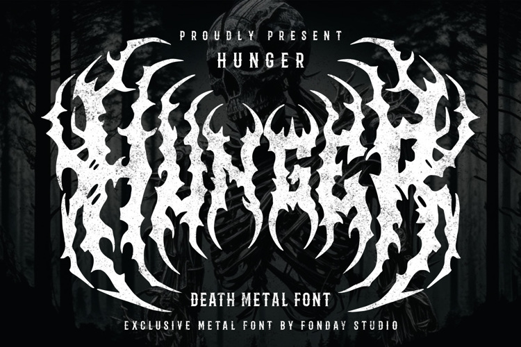 Hunger Metal Font