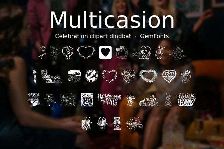 Preview of Multicasion Font