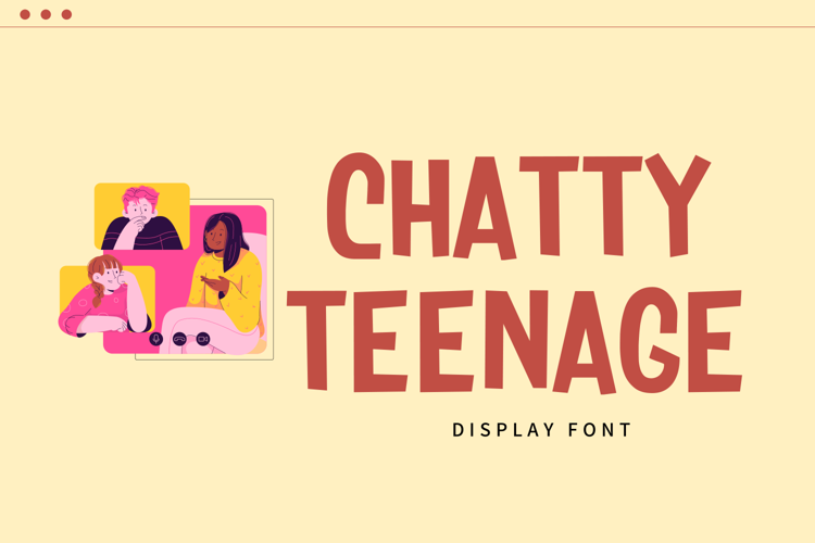 Chatty Teenage Font