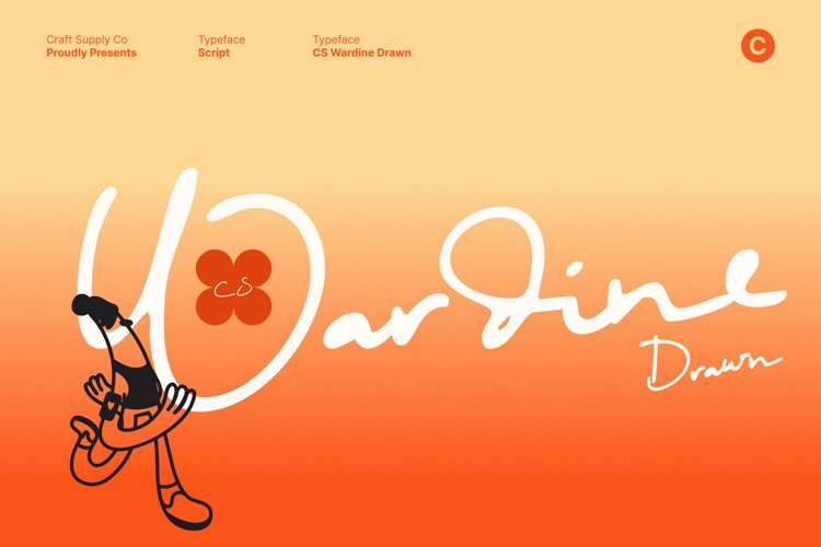 Preview of CS Wardine Drawn Font