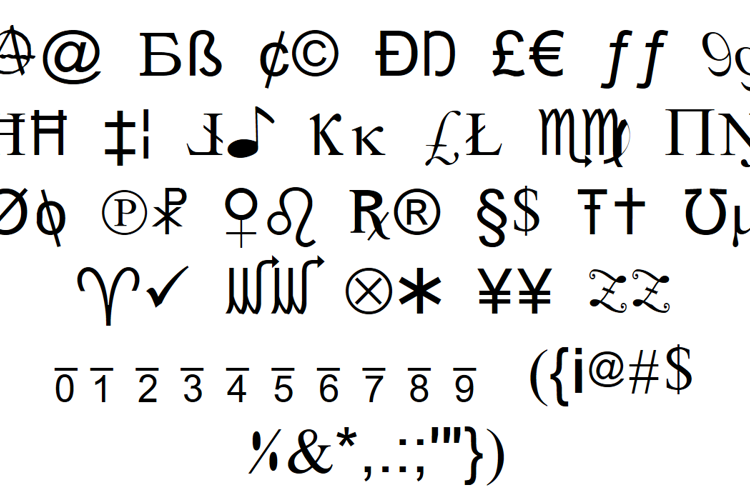 X-Cryption Font