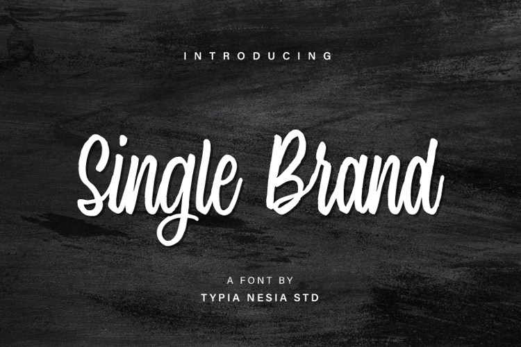 Single Brand Demo Font