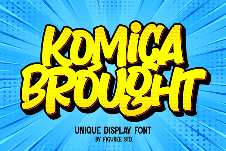 Preview of Komica Brought Font