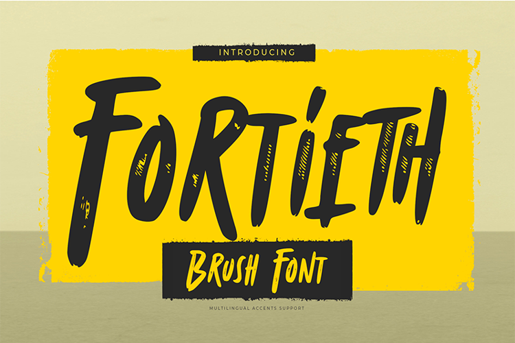 Fortieth Font