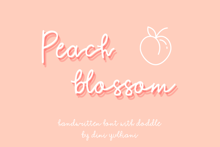 Peach Blossom Font | Fashion Creative | FontSpace