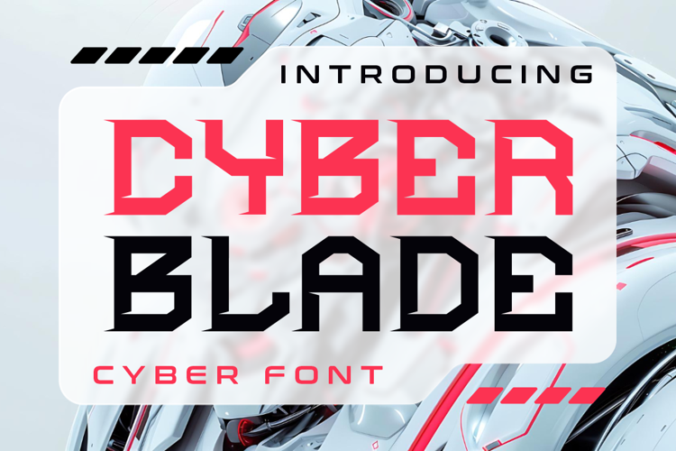Preview of Cyber Blade Font