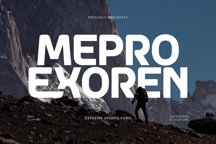 Preview of Mepro Exoren Font