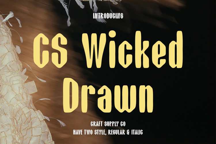 CS Wicked Drawn Font