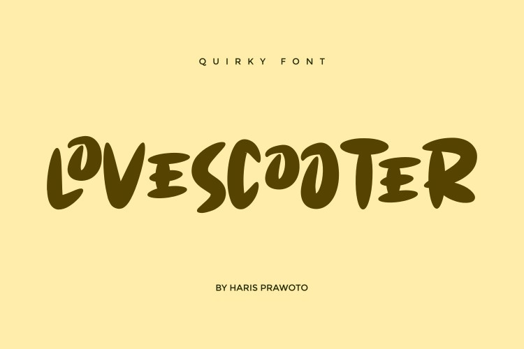 LOVESCOOTER Font