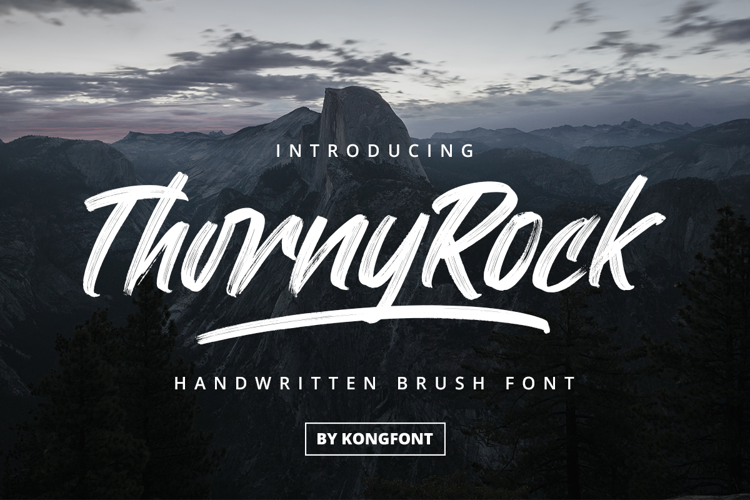 Thorny Rock Font