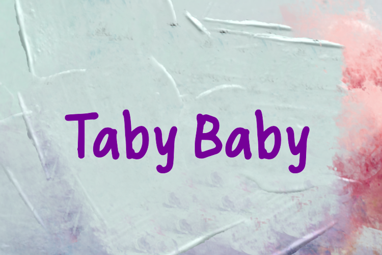 t Taby Baby Font