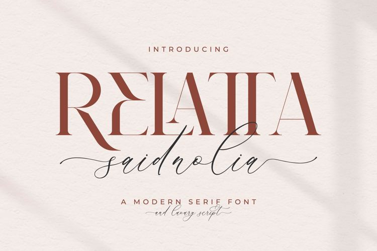 Relatta Saidnolia Serif Font