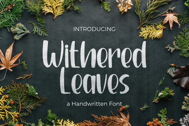 Withered Leaves Font