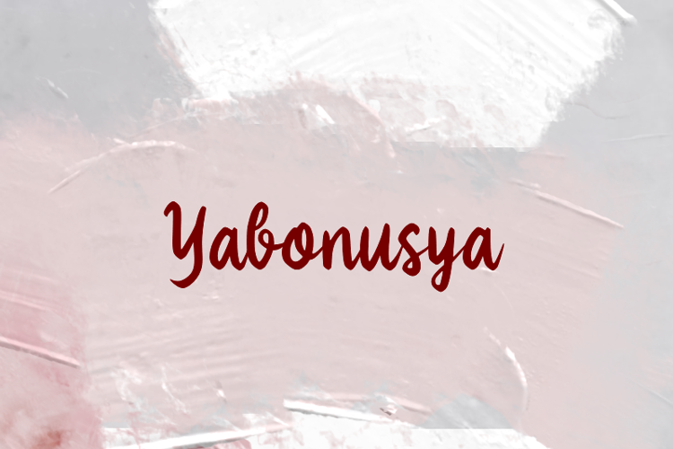 Preview of y Yabonusya Font