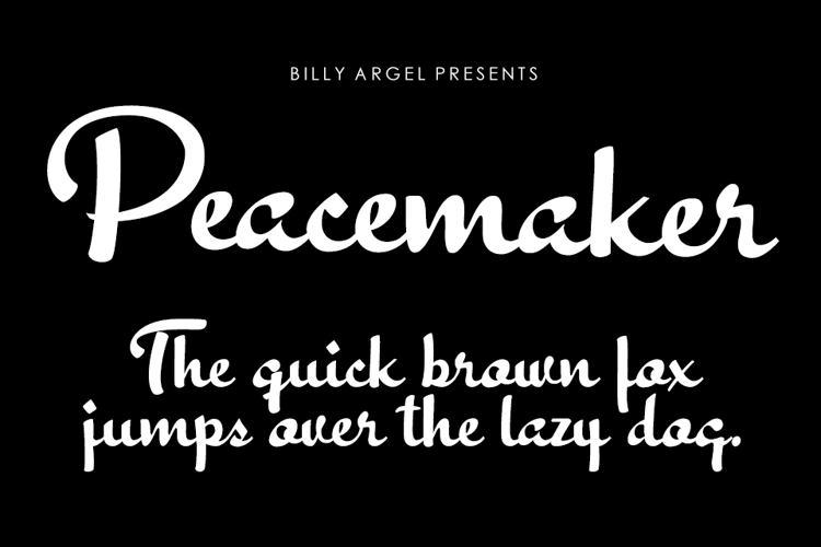 Peacemaker Font