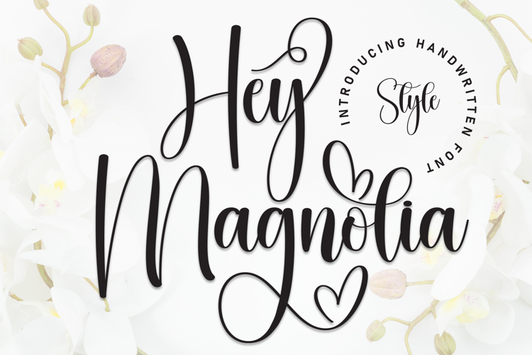 Preview of Hey Magnolia Font