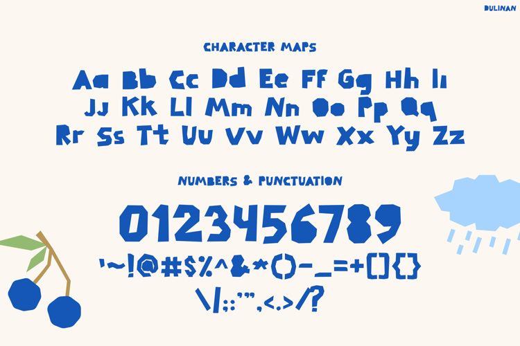 Preview of Dulinan Font