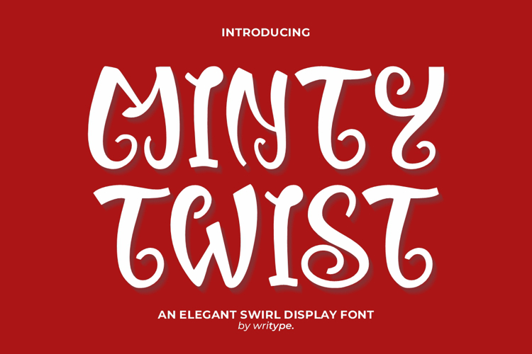 Preview of WR Minty Twist Font