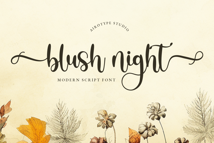Blush Night Font