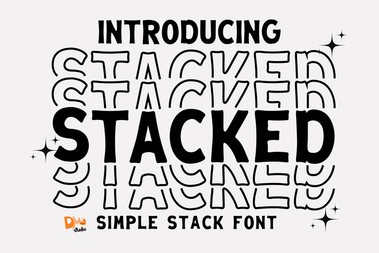 Stacked Personal Font