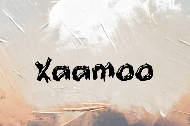Preview of x Xaamoo Font
