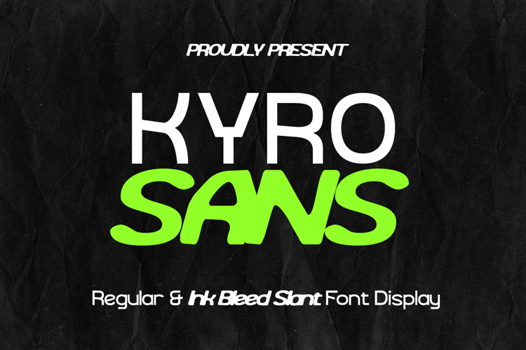 Preview of Kyro Font