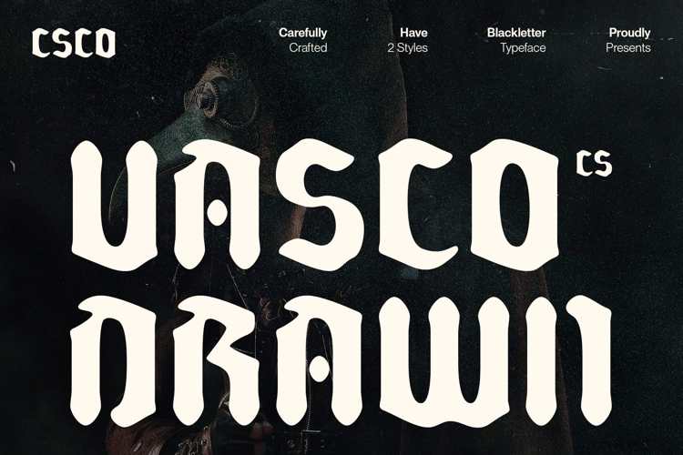 Preview of CS Vasco Drawn Font