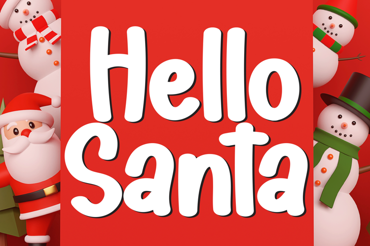 Hello Santa Font