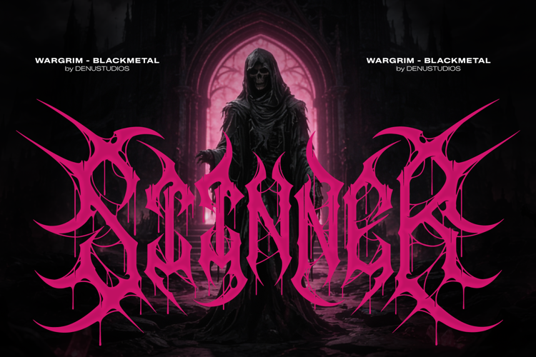 Preview of Wargrim Font