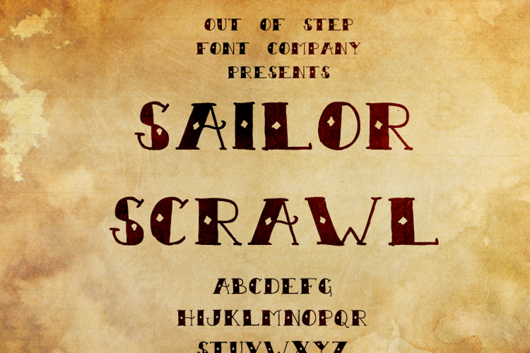 Sailor Scrawl Font