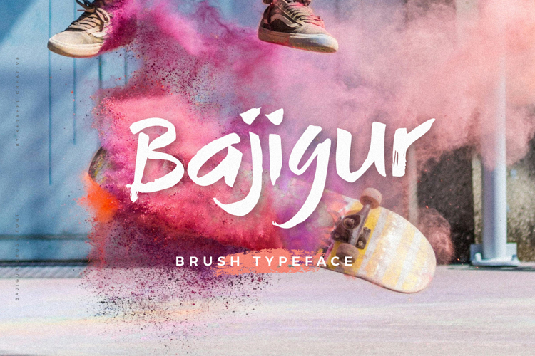 Bajigur Brush Font