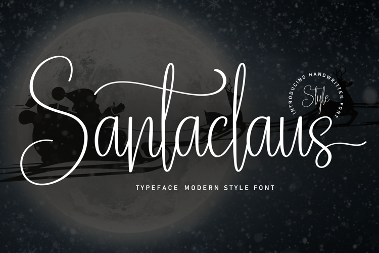 Preview of Santaclaus Font