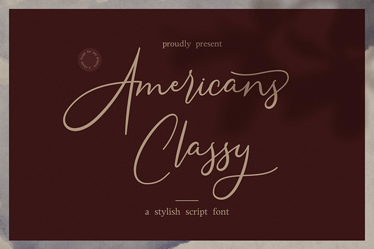 Americans Classy Font