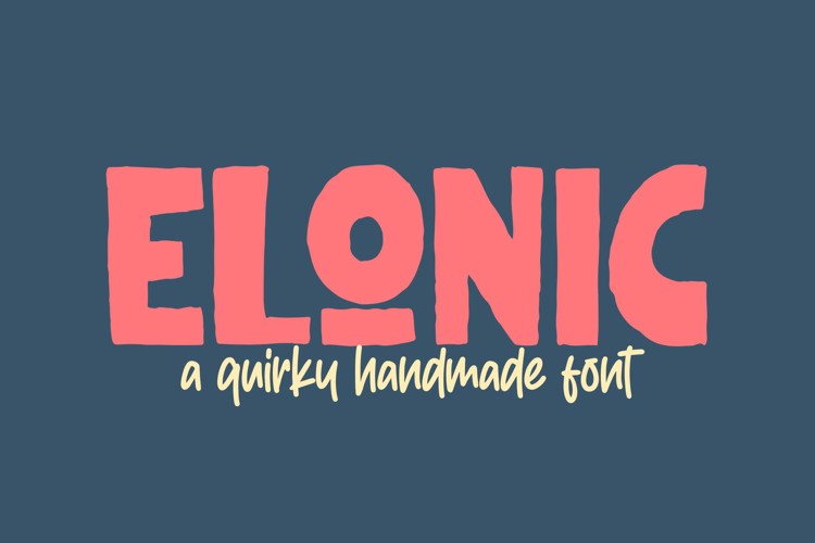 Preview of Elonic Font