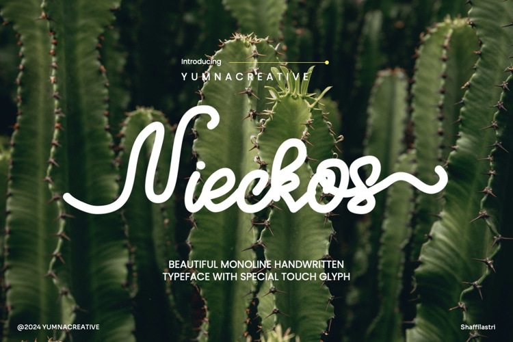 Nieckos Font