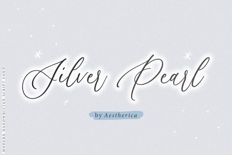 Silver Pearl Font