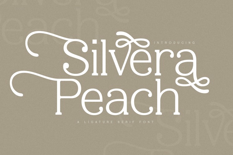 Silvera Peach Font