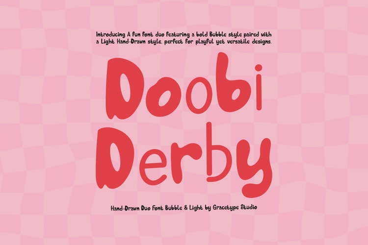 Preview of Dooby Derby Font