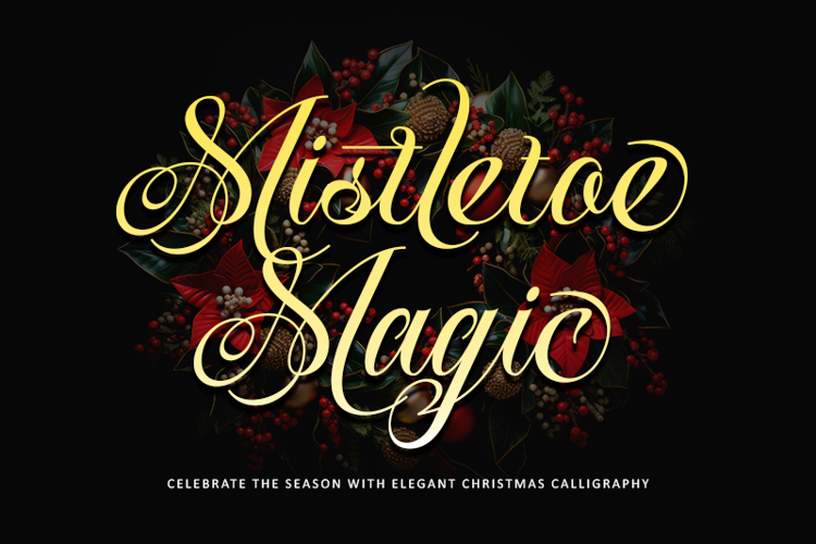 Mistletoe Magic Font