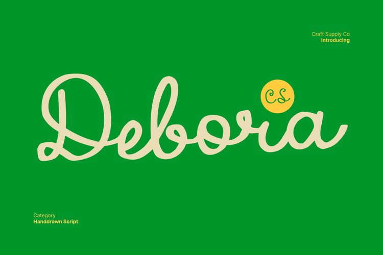 Preview of CS Debora Font