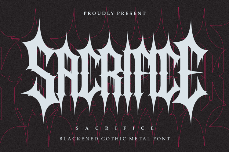 Preview of Sacrifice Font