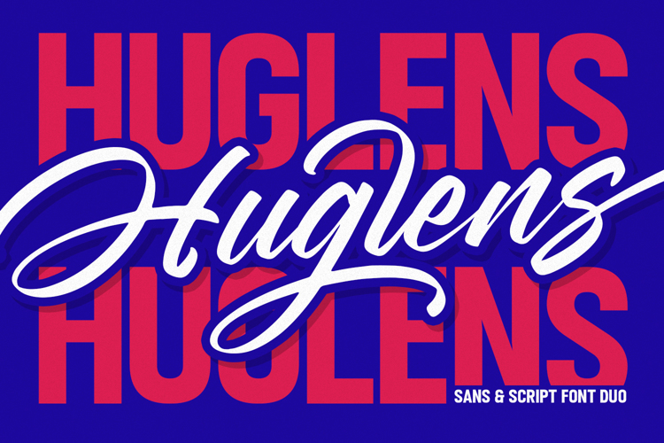 Preview of Huglens Font