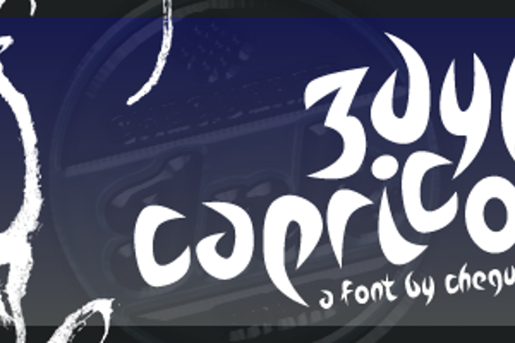 Zdyk Capricorn Font