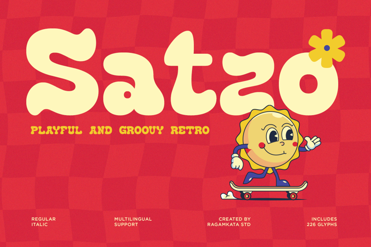 Preview of Satzo Font