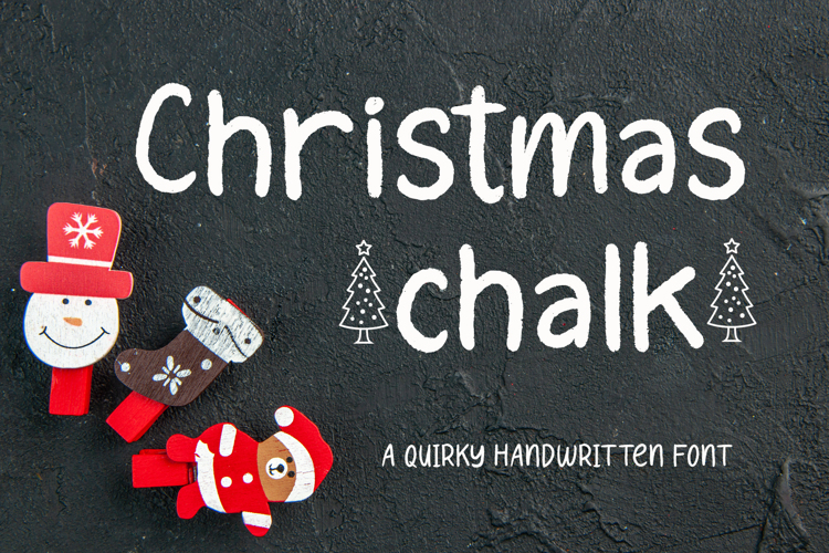 Christmas Chalk Font